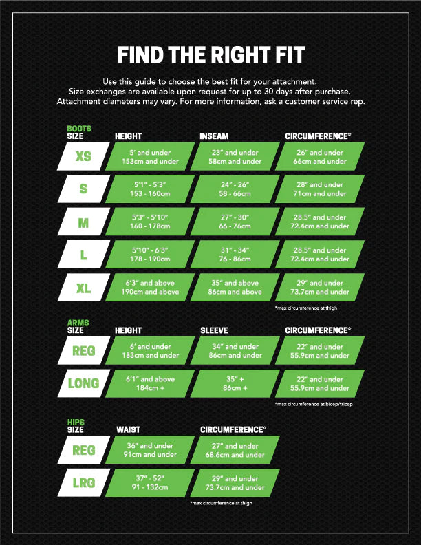 Sizing Chart